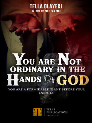cover image of You Are Not Ordinary In the Hands of God